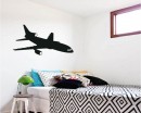 Airplane Vinyl Decals Silhouette Modern Wall Art Sticker